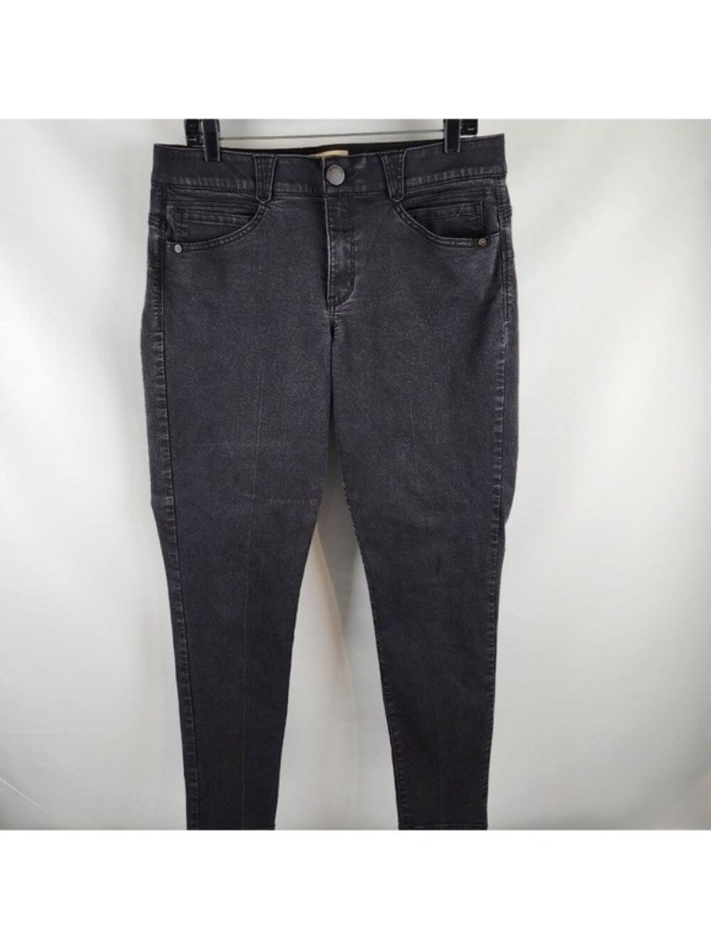 Democracy Jeans Womens 14 Ab Solution Black Jeggings Ankle (32x28)